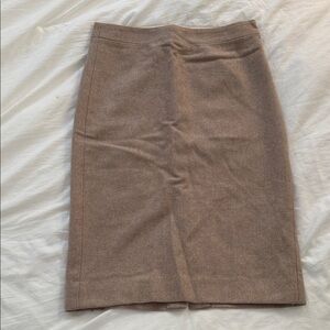 Classic J. CrewTaupe Wool Pencil Skirt